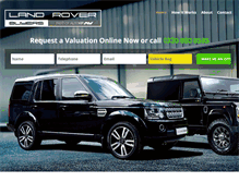 Tablet Screenshot of landroverbuyers.co.uk